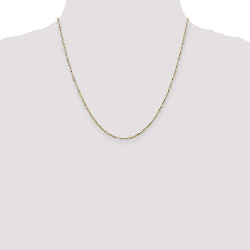 14K 14 inch 1.1mm Ropa with Spring Ring Clasp Chain