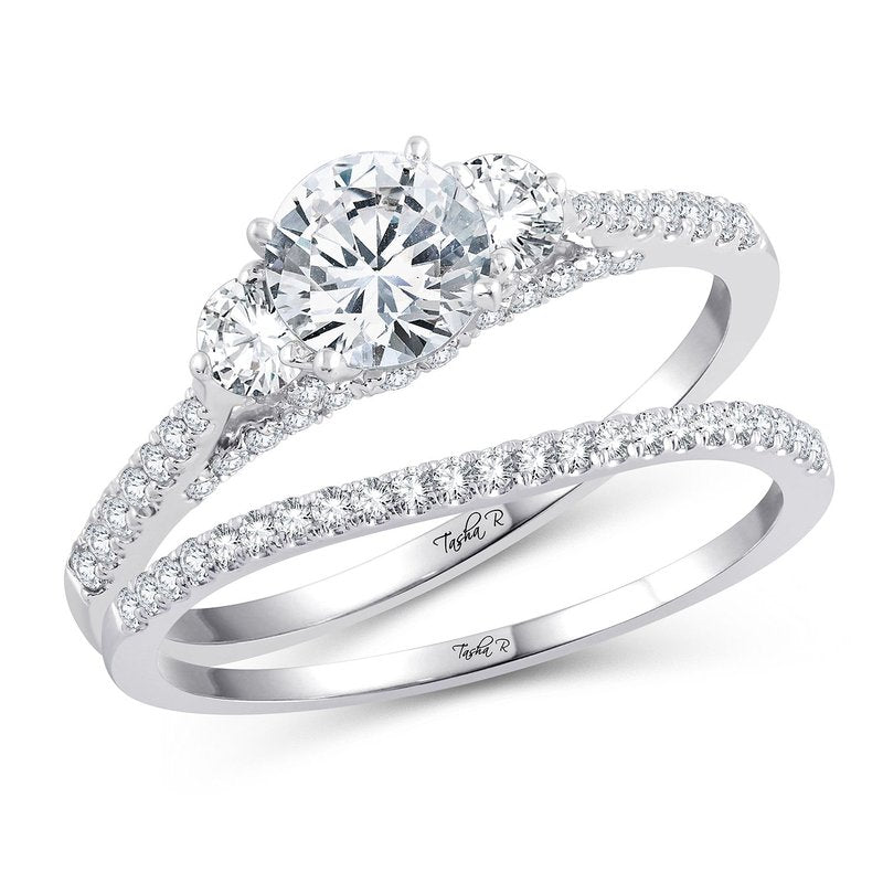 14K 0.66Ct Diam Semi Mont Ring