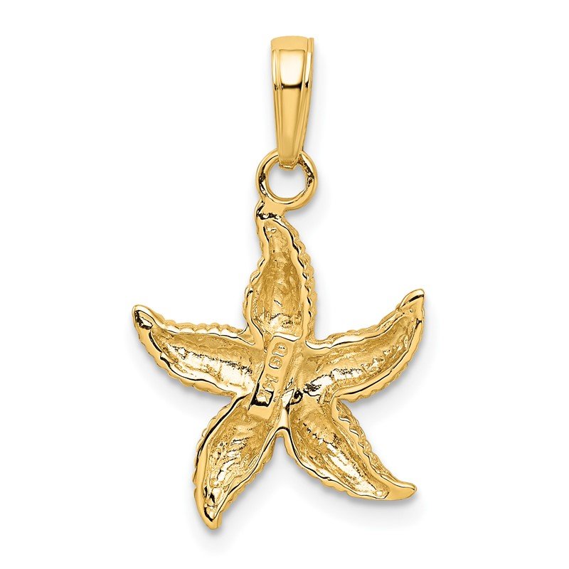 14k Starfish Pendant
