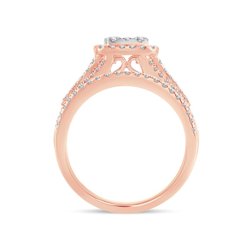 14K  1.00Ct  Diam Bridal Set