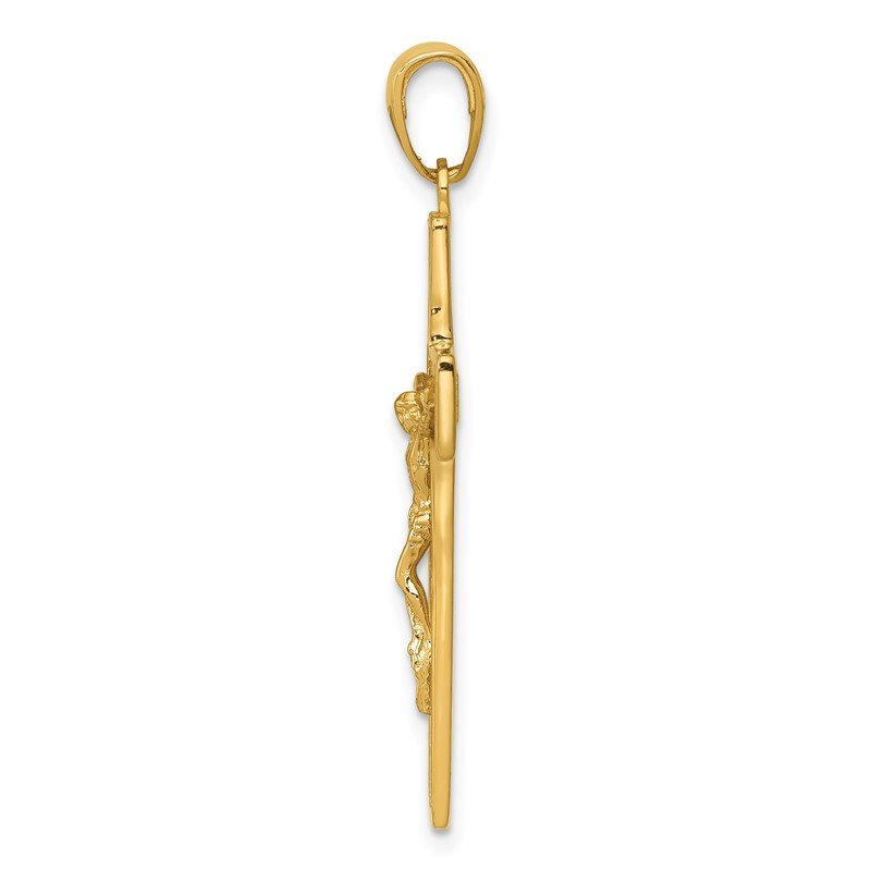 14k Latin Crucifix Pendant