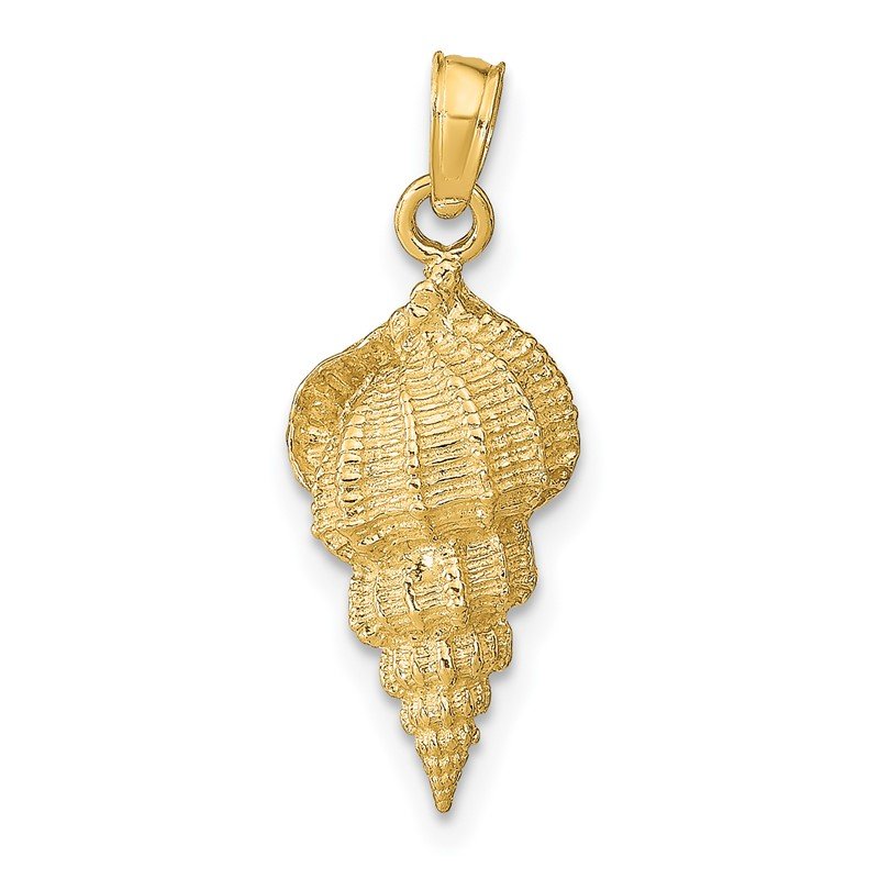 14k Conch Shell Pendant