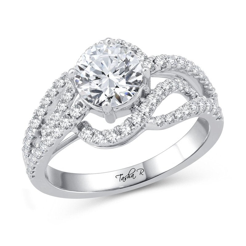 14K 0.50Ct Diam Semi Mount Ring