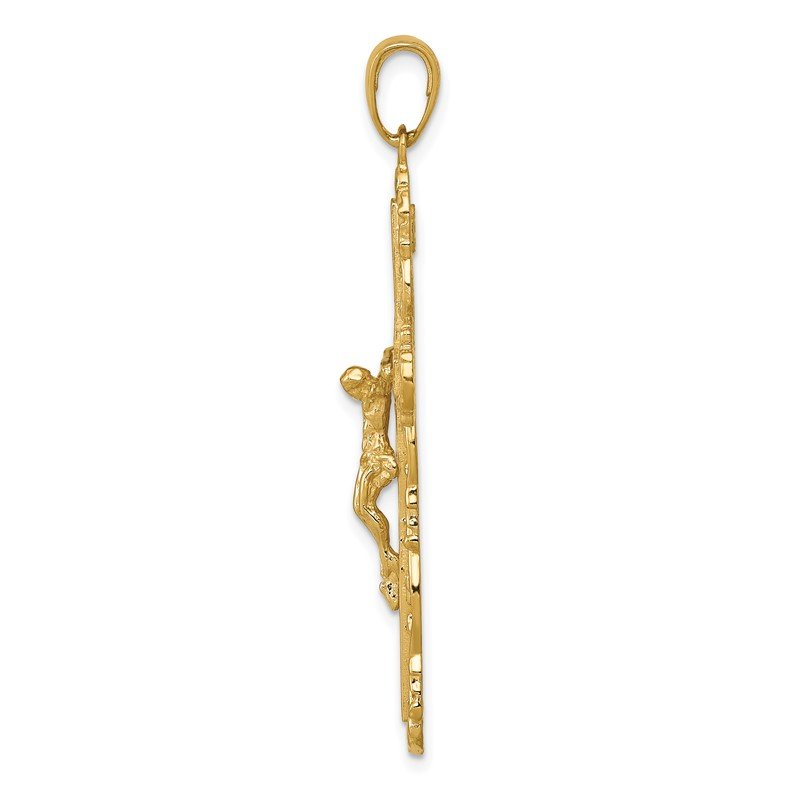 14k Filigree Crucifix Pendant