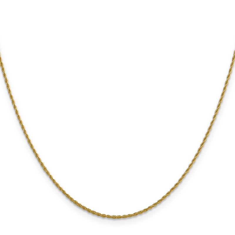 14K 1.3mm Loose Rope Chain