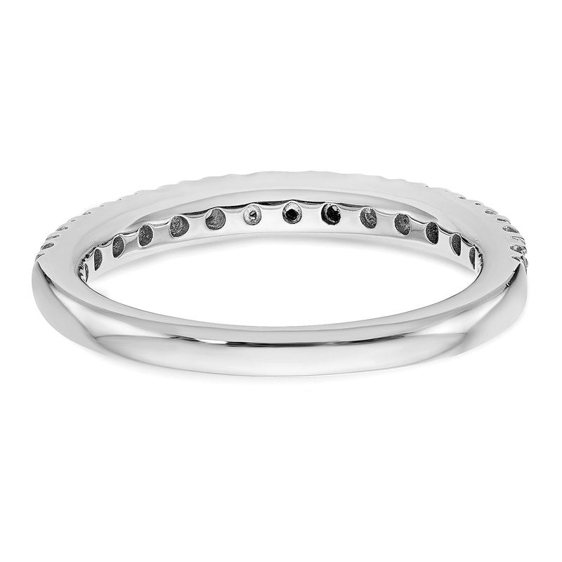 14K White Gold 1/4 carat Lab Grown Diamond VS+ F+ Complete Wedding Band