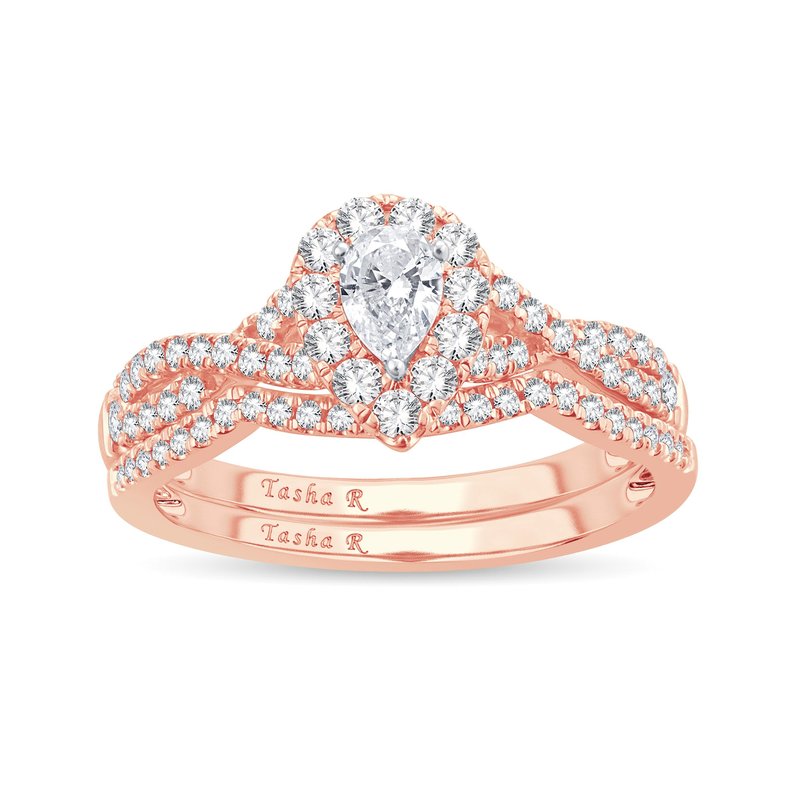 14K 0.77Ct Diamond Bridal Ring