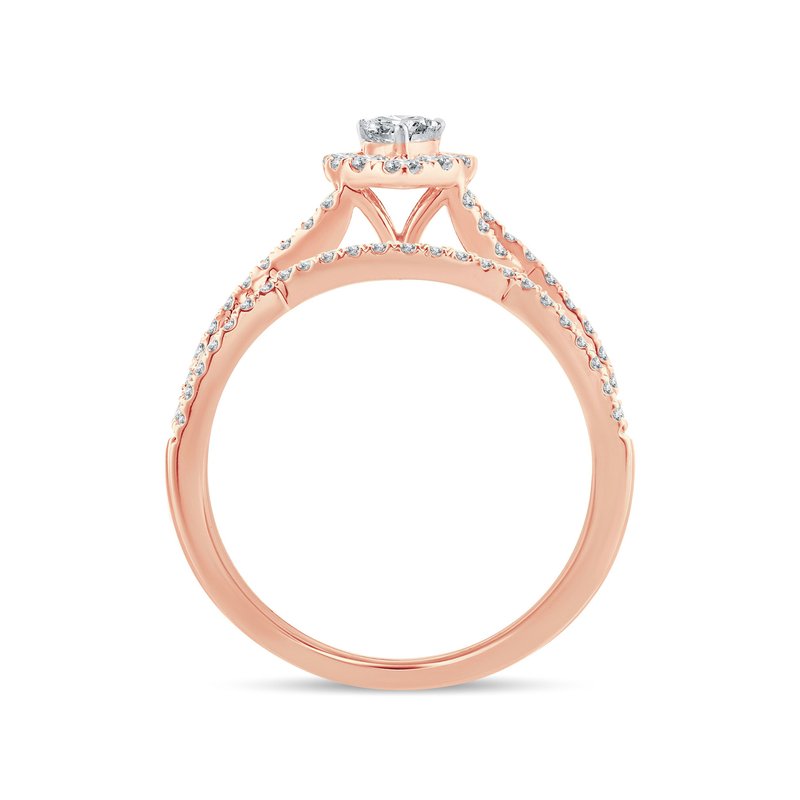 14K 0.77Ct Diamond Bridal Ring