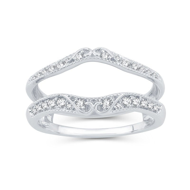 14K 0.25Ct Diamond Ring Guard