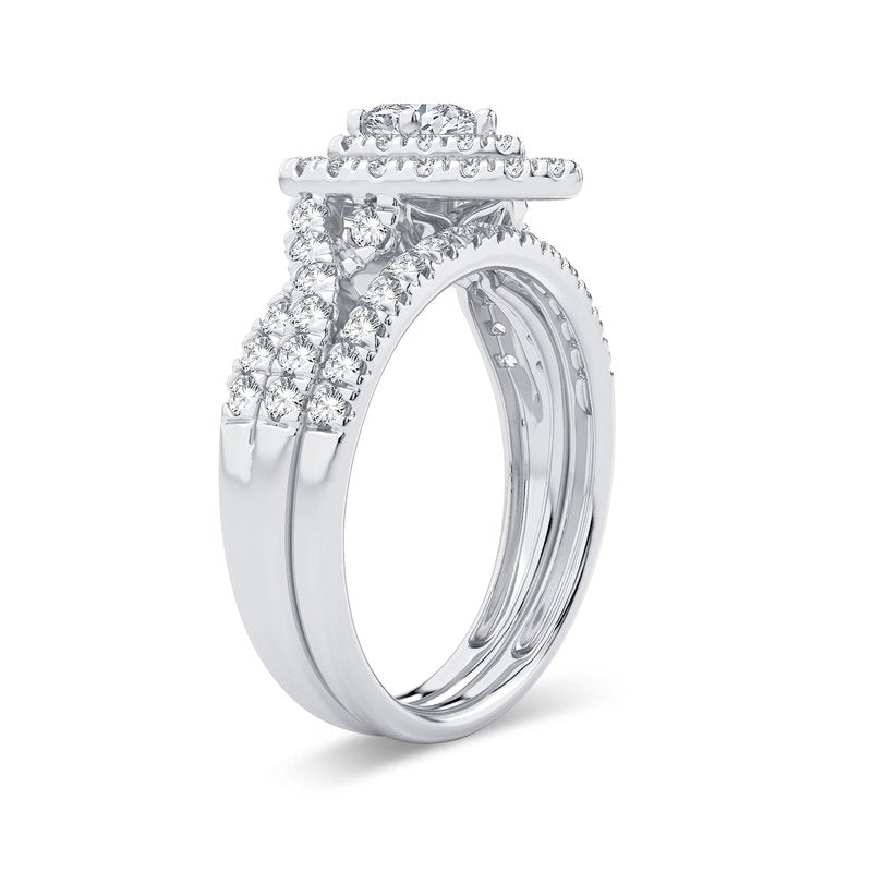 14K 1.00Ct Diamond Bridal Ring