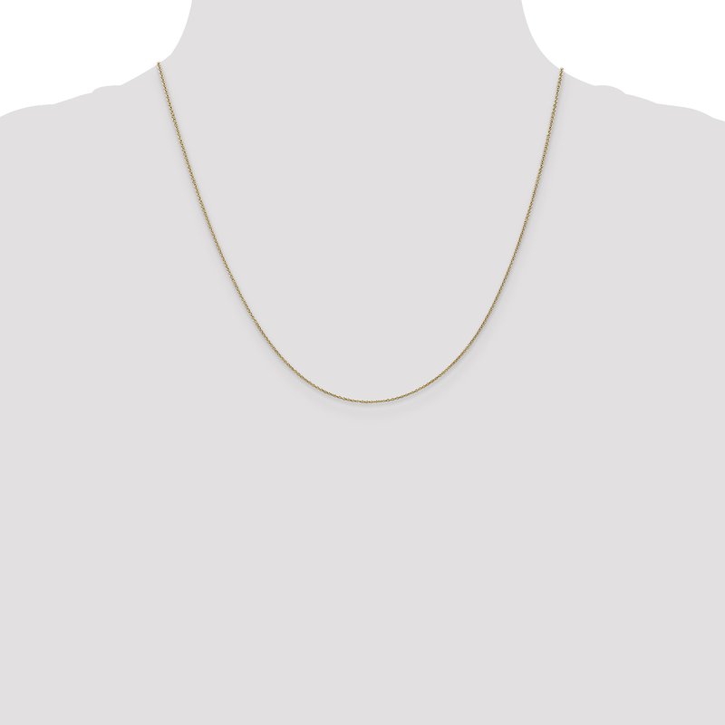 14K 14 inch .9mm Cable with Lobster Clasp Chain