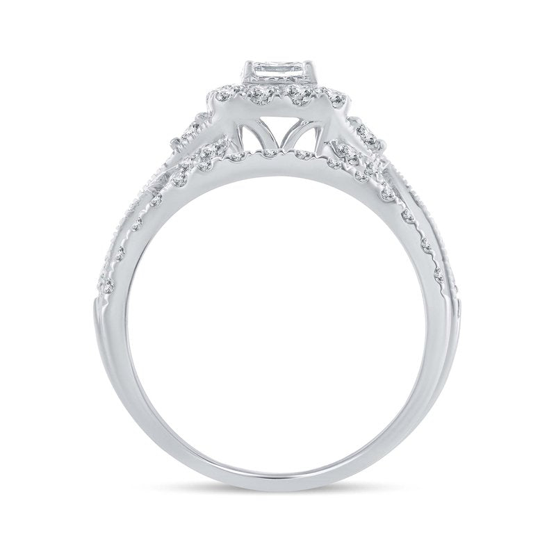 14K 1.00Ct Diamond Bridal Ring