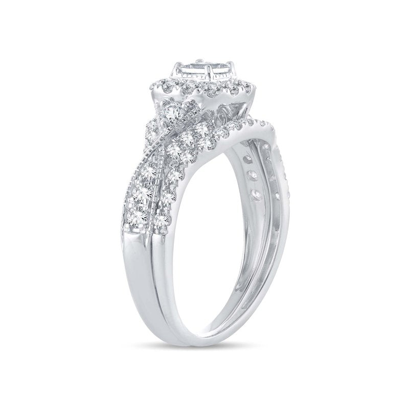 14K 1.00Ct Diamond Bridal Ring