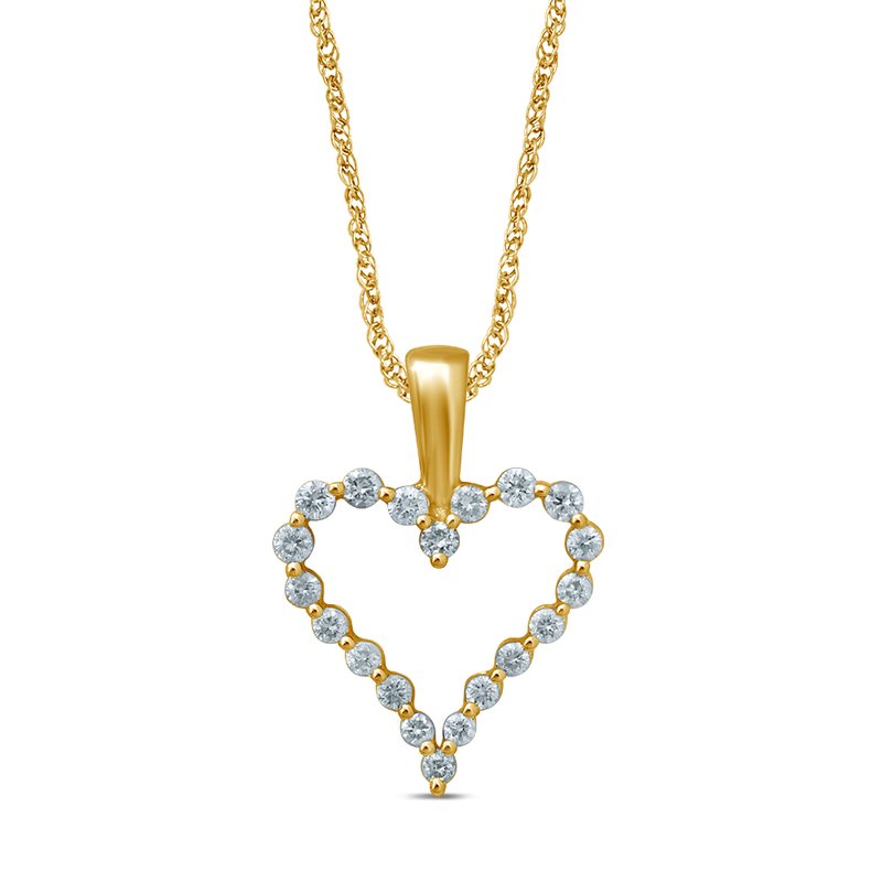 14K 0.25Ct Diamond Pendant