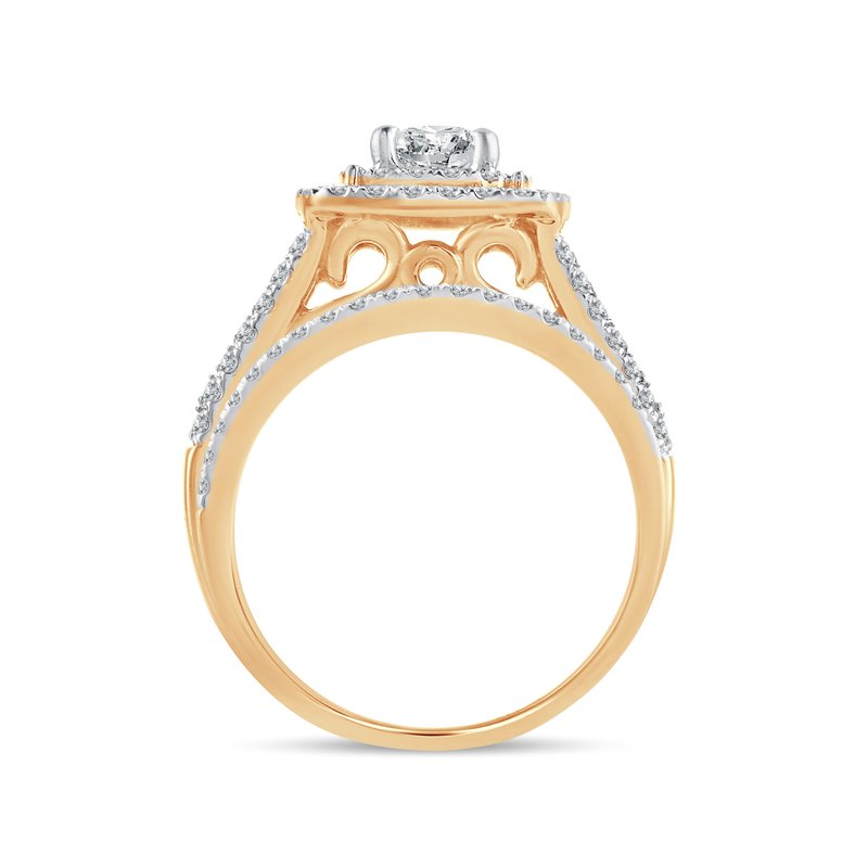 14K   White Gold 1.11Ct Bridal Ring