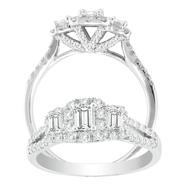 14K 0.97Ct Diamond Ring