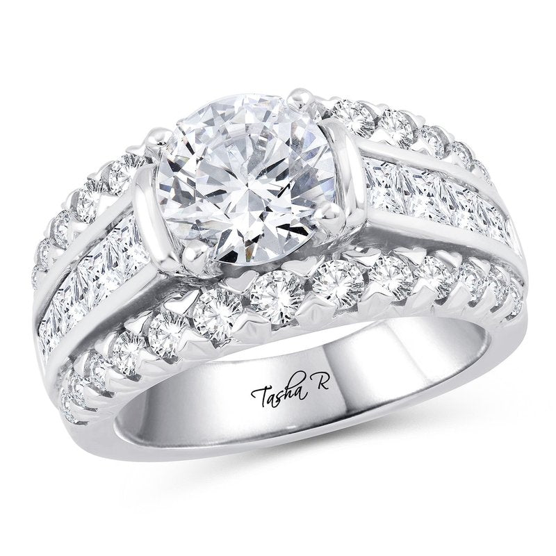 14K 2.33Ct Diam Semi Mount