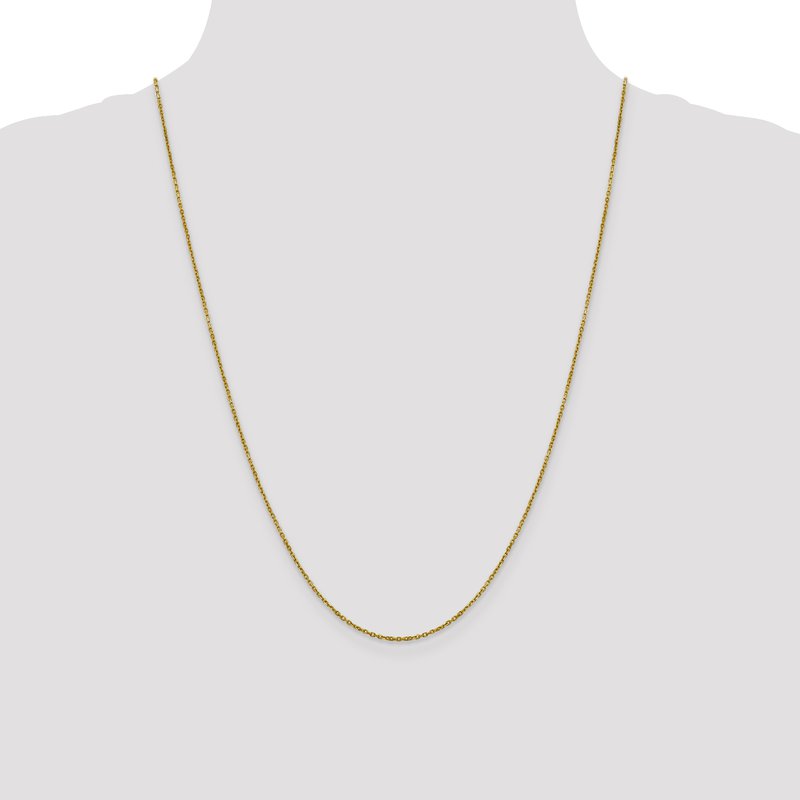 14K 1.25mm D/C Cable Chain