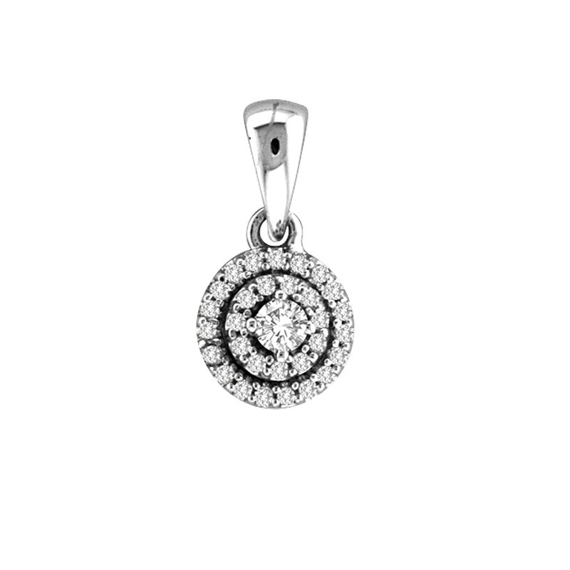 14K  0.15Ct  Diamond  Pend.