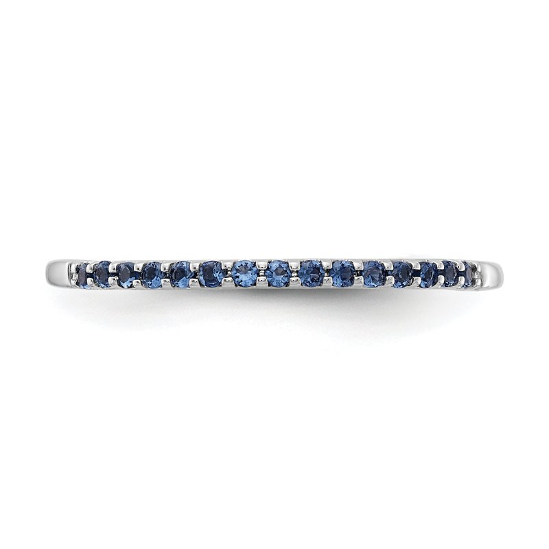 14k White Gold Diamond Band