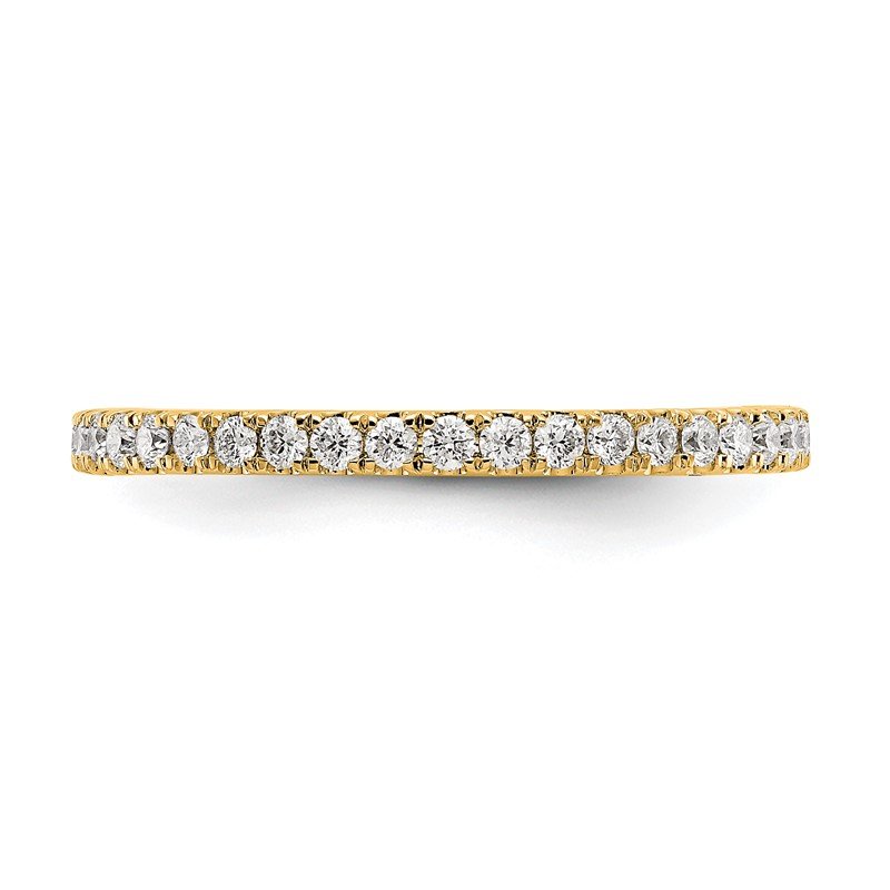 14K Rose Gold 1/2 carat Lab Grown Diamond VS+ F+ Size 4.5 Complete Eternity Band