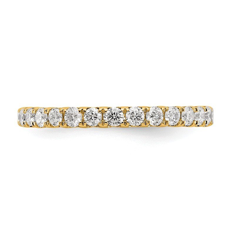 14K Rose Gold 1/2 carat Lab Grown Diamond VS+ F+ Size 4.5 Complete Eternity Band