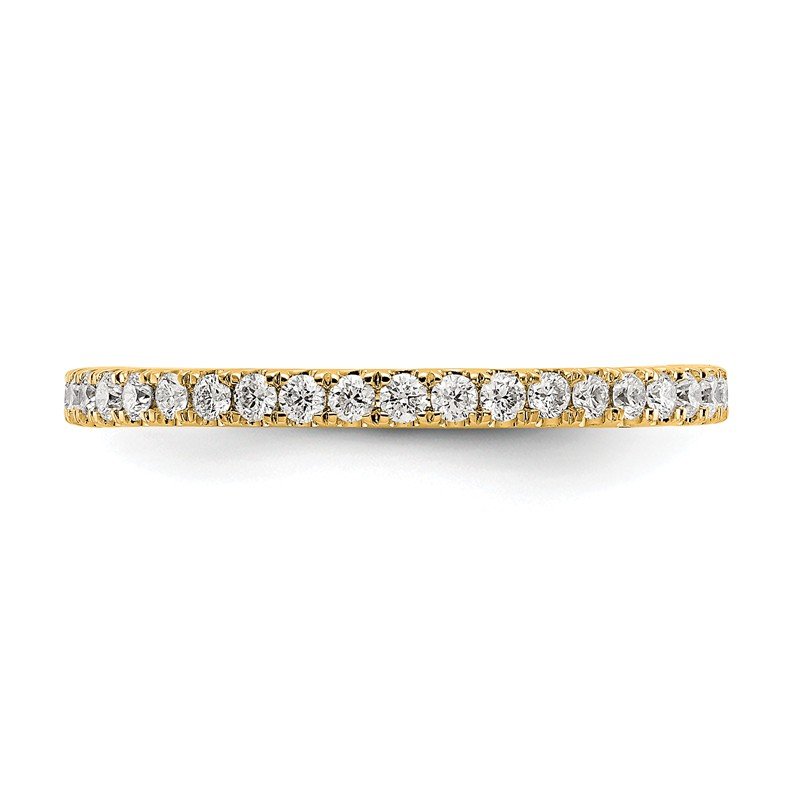 14K Rose Gold 1/2 carat Lab Grown Diamond VS+ F+ Size 4.5 Complete Eternity Band