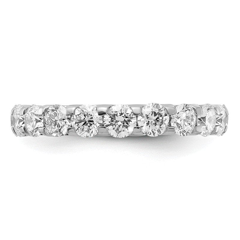 14K Rose Gold 1/2 carat Lab Grown Diamond VS+ F+ Size 4.5 Complete Eternity Band