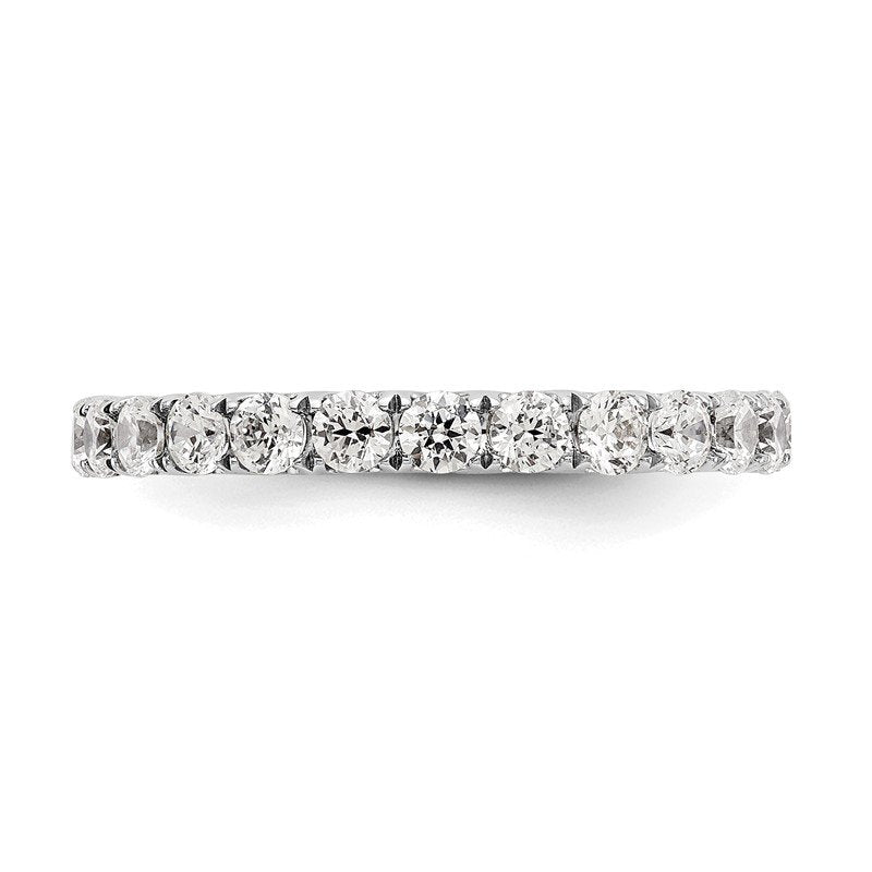 14K Rose Gold 1/2 carat Lab Grown Diamond VS+ F+ Size 4.5 Complete Eternity Band