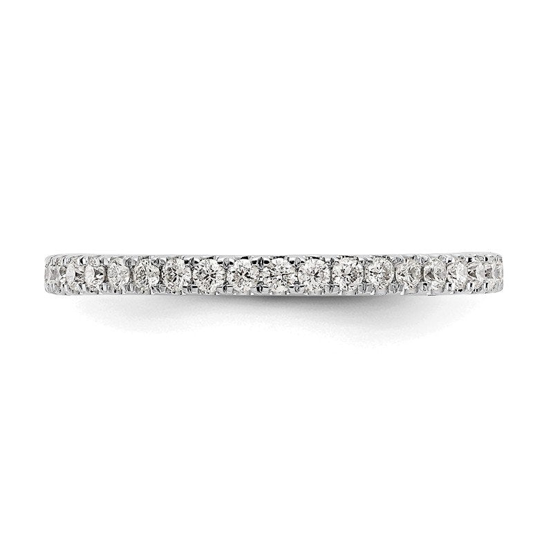 14K Rose Gold 1/2 carat Lab Grown Diamond VS+ F+ Size 4.5 Complete Eternity Band