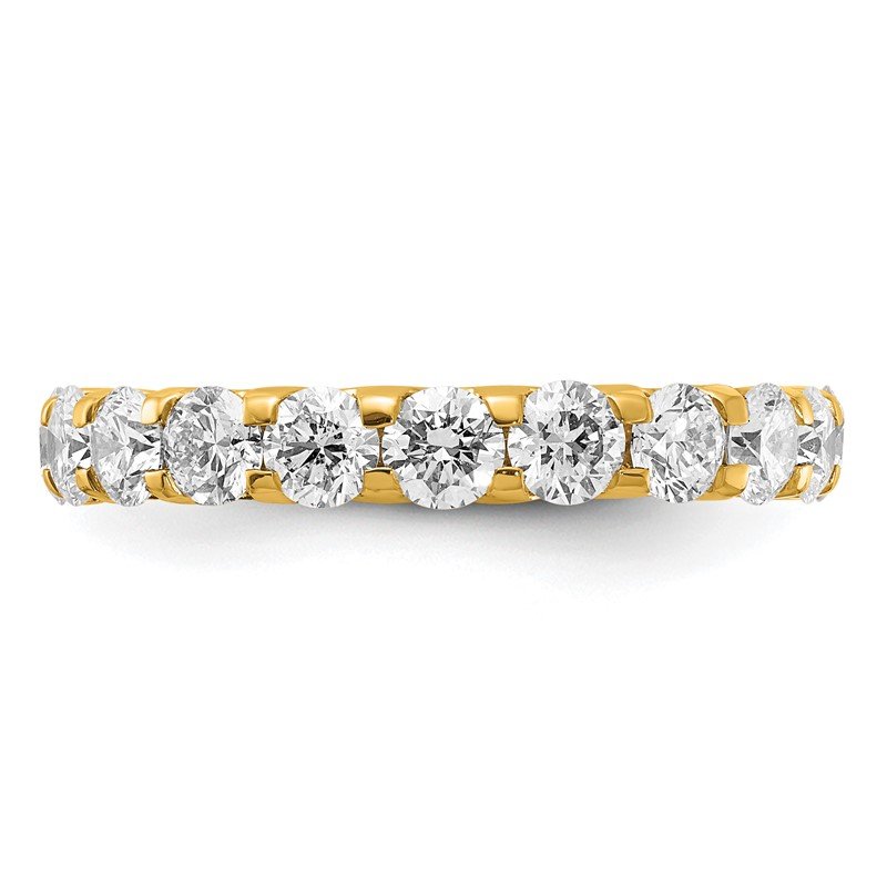 14K Rose Gold 1/2 carat Lab Grown Diamond VS+ F+ Size 4.5 Complete Eternity Band