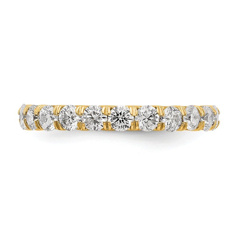 14K Rose Gold 1/2 carat Lab Grown Diamond VS+ F+ Size 4.5 Complete Eternity Band