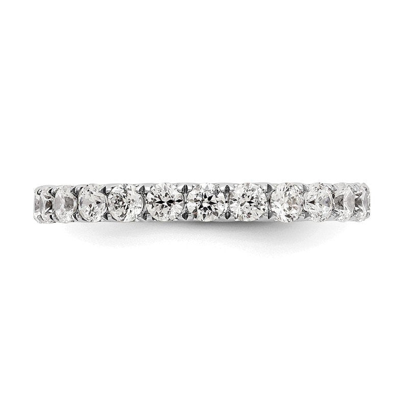 14K Rose Gold 1/2 carat Lab Grown Diamond VS+ F+ Size 4.5 Complete Eternity Band