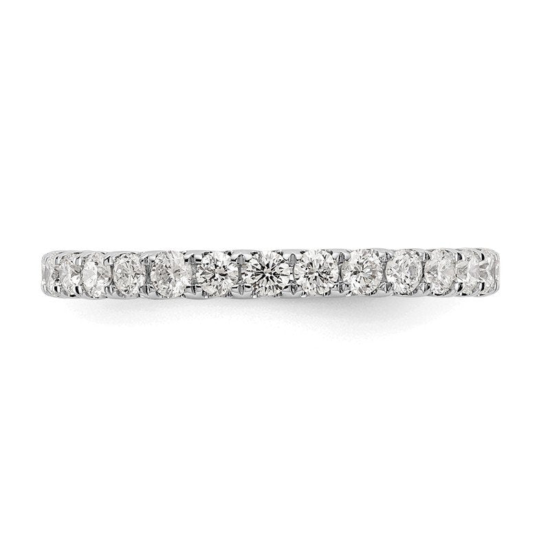 14K Rose Gold 1/2 carat Lab Grown Diamond VS+ F+ Size 4.5 Complete Eternity Band