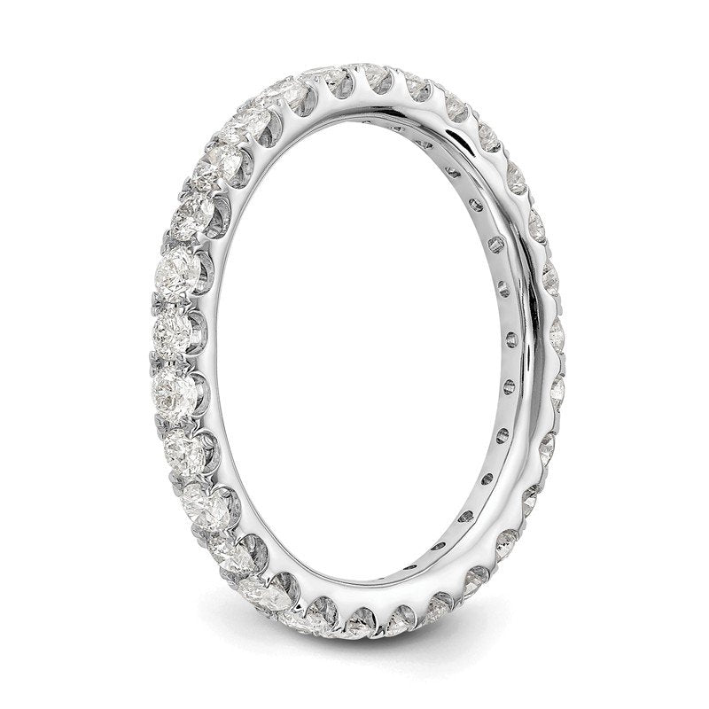 14K Rose Gold 1/2 carat Lab Grown Diamond VS+ F+ Size 4.5 Complete Eternity Band