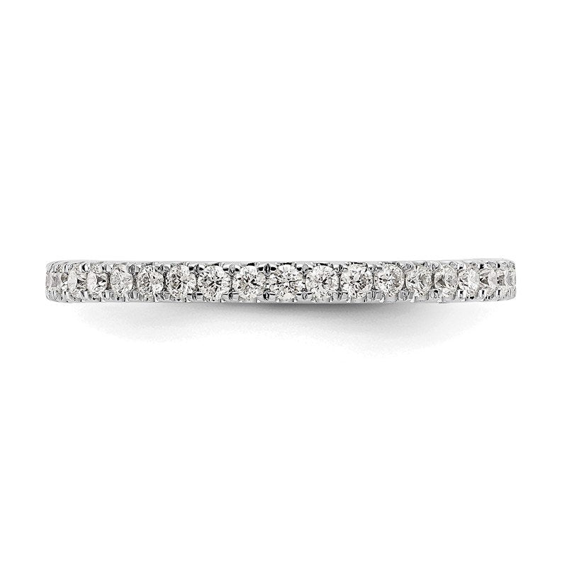 14K Rose Gold 1/2 carat Lab Grown Diamond VS+ F+ Size 4.5 Complete Eternity Band