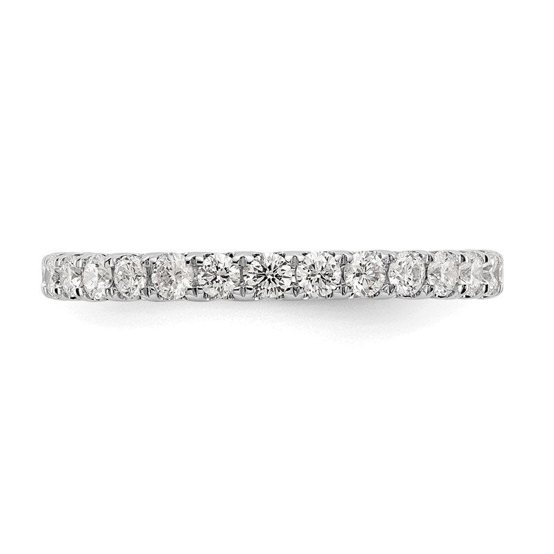 14K Rose Gold 1/2 carat Lab Grown Diamond VS+ F+ Size 4.5 Complete Eternity Band