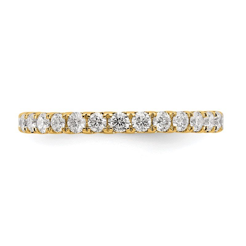 14K Rose Gold 1/2 carat Lab Grown Diamond VS+ F+ Size 4.5 Complete Eternity Band