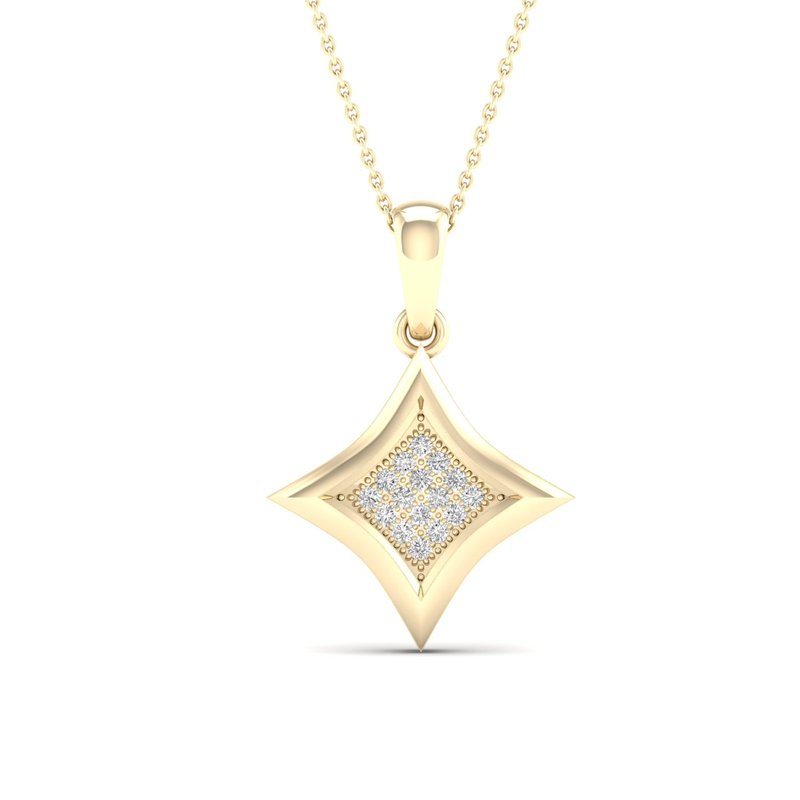 10K 0.05Ct Diam Pendant