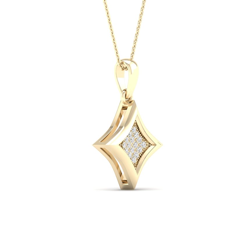 10K 0.05Ct Diam Pendant