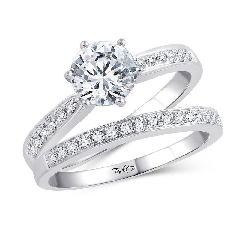 14K 0.34Ct Diam Semi Mount Ring