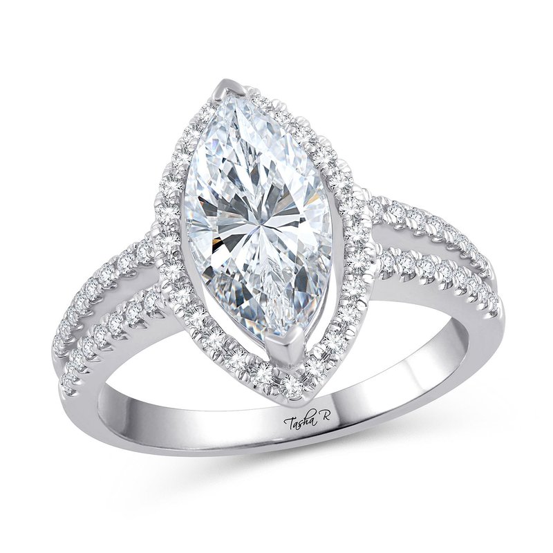 14K 0.35Ct Diam Semi Mount