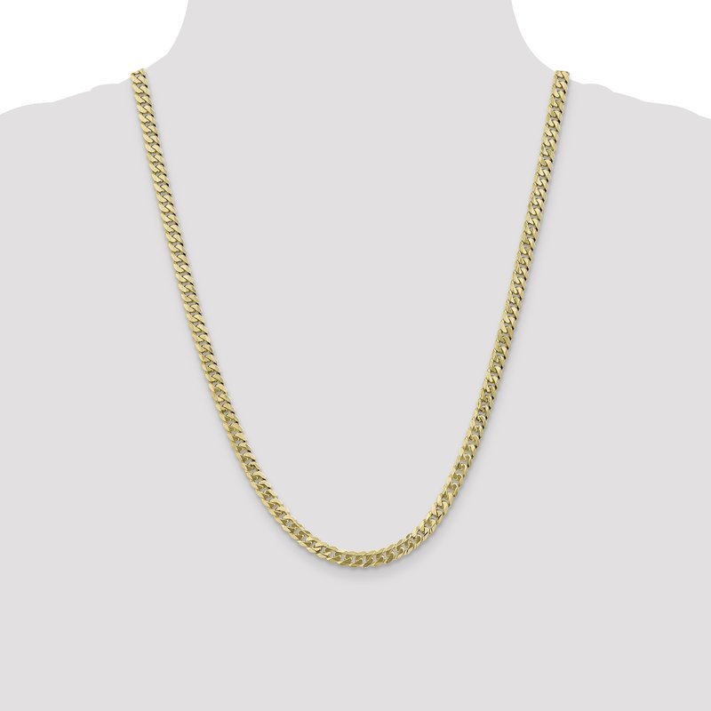 10K 5.75mm Flat Beveled Curb Chain