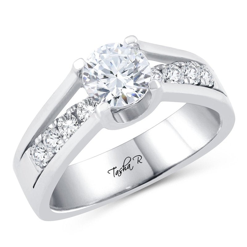 14K 0.50Ct Diam Semi Mount