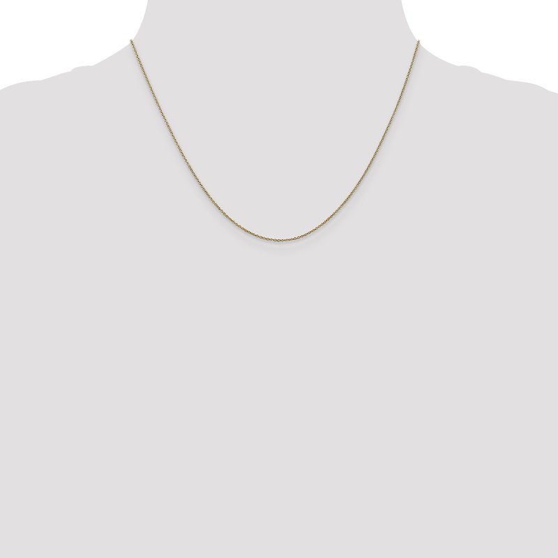 14K .9mm Round Cable Chain