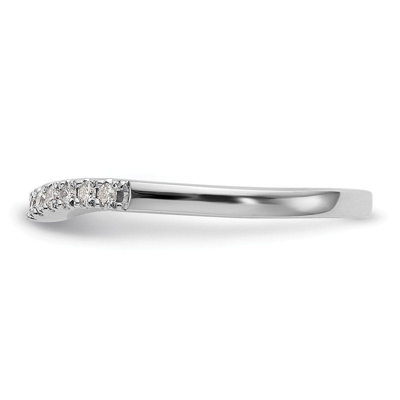14K White Gold 1/5 carat Lab Grown Diamond VS+ F+ Set of Two Complete Wedding Bands
