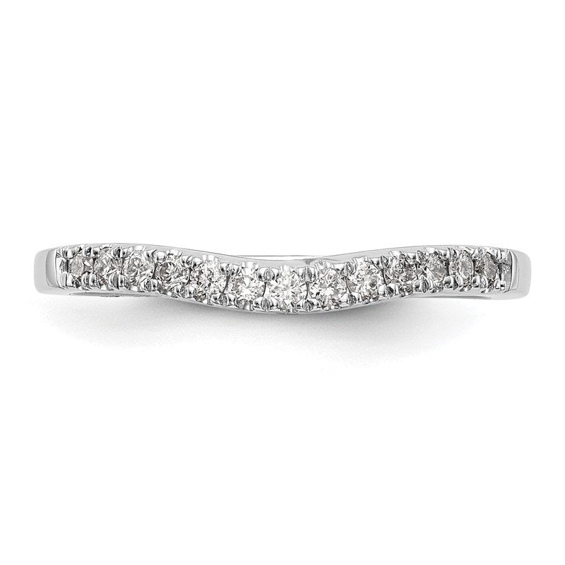 14K White Gold 1/5 carat Lab Grown Diamond VS+ F+ Set of Two Complete Wedding Bands