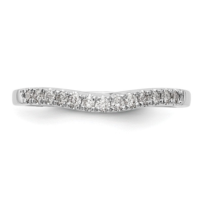 14K White Gold 1/5 carat Lab Grown Diamond VS+ F+ Set of Two Complete Wedding Bands