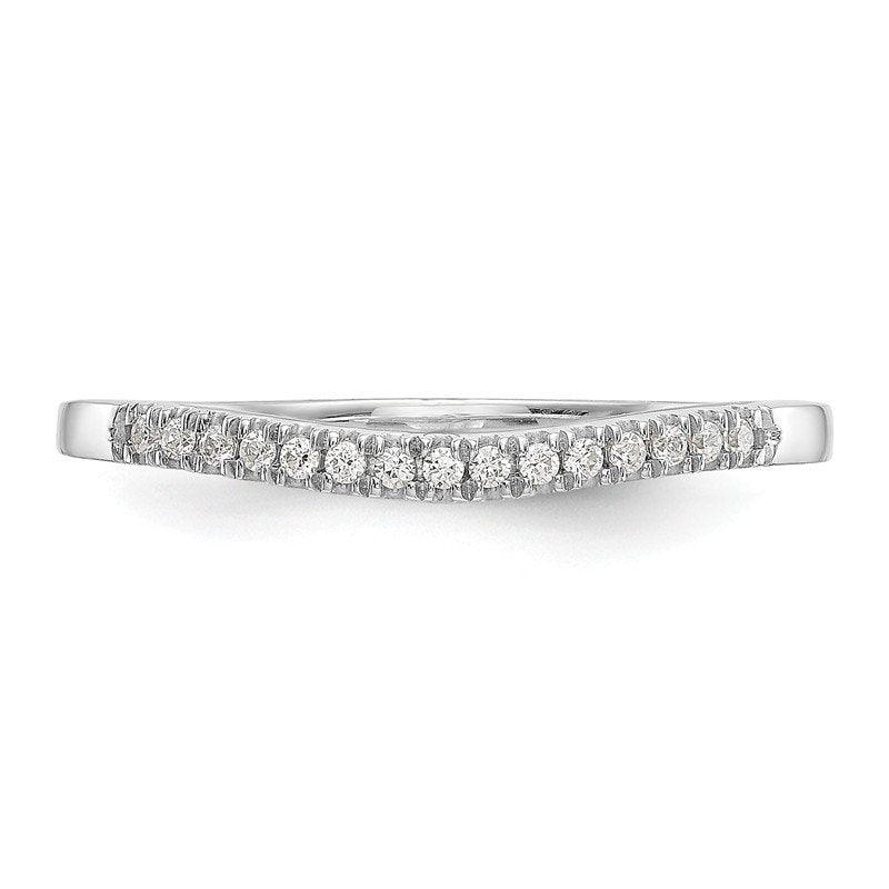 14K White Gold 1/5 carat Lab Grown Diamond VS+ F+ Set of Two Complete Wedding Bands