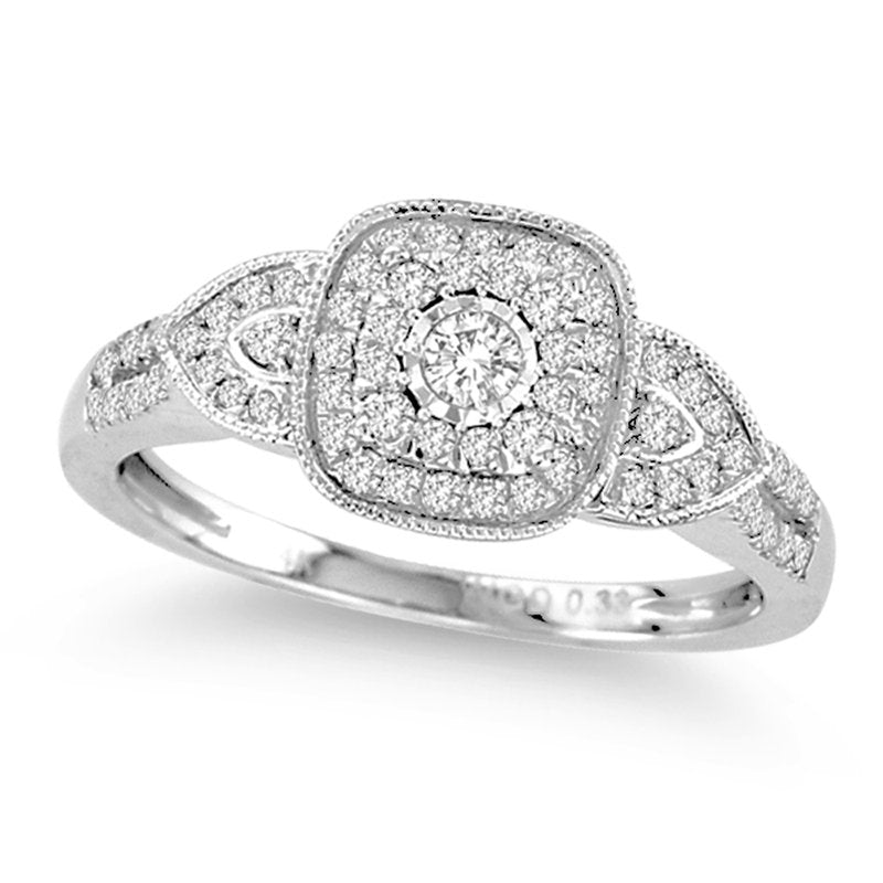 14K 0.33Ct Diamond Ring